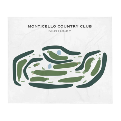 Monticello Country Club, Kentucky - Printed Golf Courses