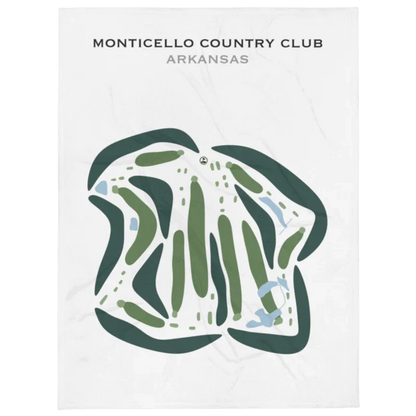 Monticello Country Club, Arkansas - Printed Golf Courses