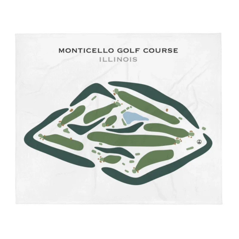 Monticello Golf Course, Illinois - Printed Golf Courses
