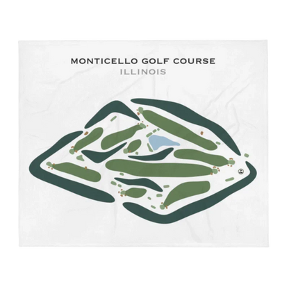 Monticello Golf Course, Illinois - Printed Golf Courses