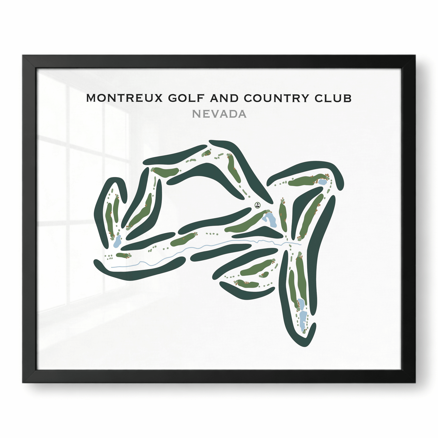 Montreux Golf & Country Club, Nevada - Printed Golf Courses
