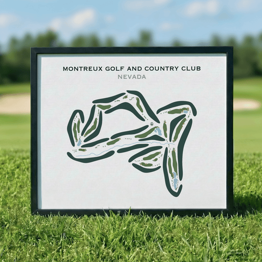 Montreux Golf & Country Club, Nevada - Printed Golf Courses