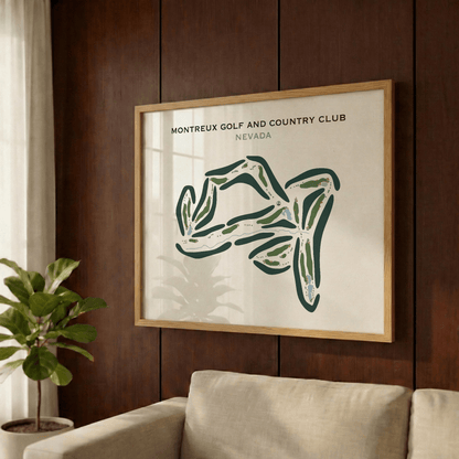 Montreux Golf & Country Club, Nevada - Printed Golf Courses