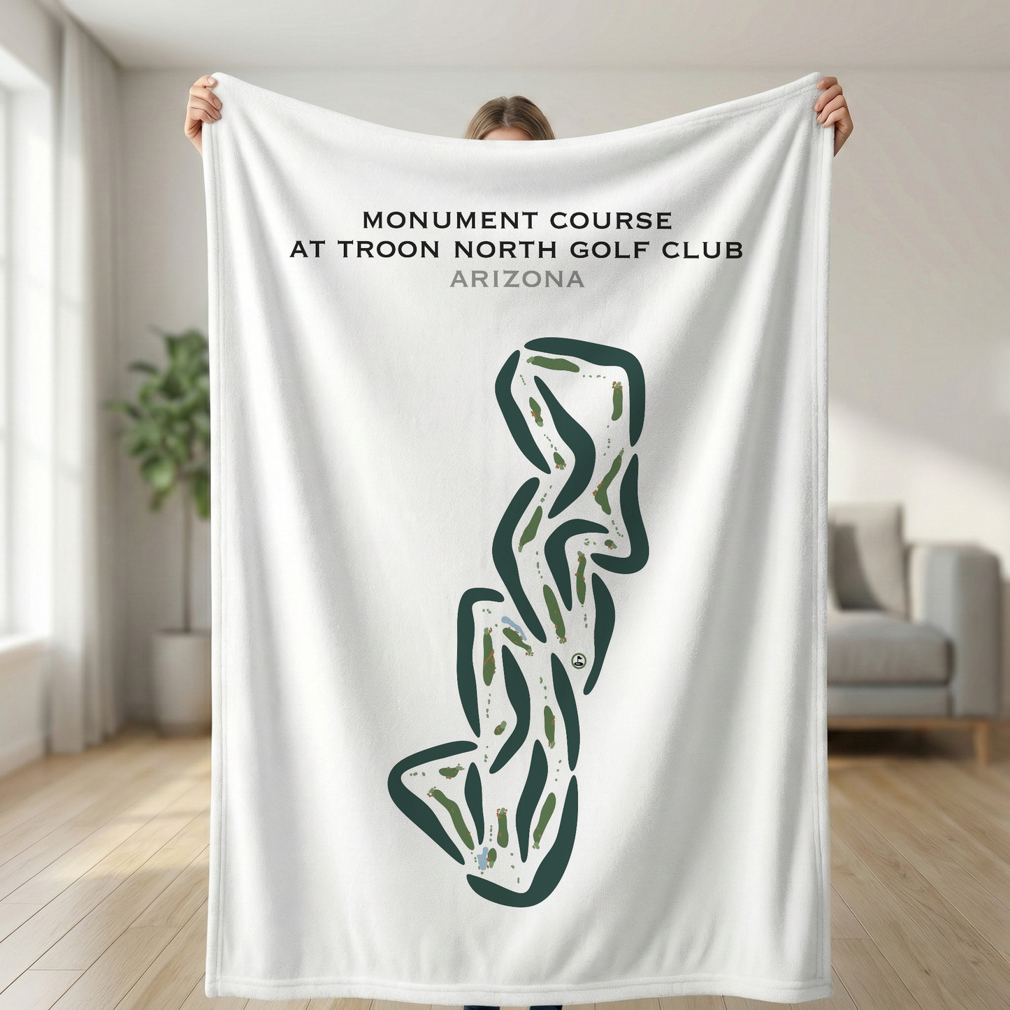 Monument Course at Troon North Golf Club, Arizona - Printed Golf Courses