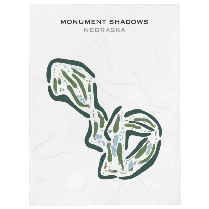 Monument Shadows Golf Course, Nebraska - Printed Golf Courses
