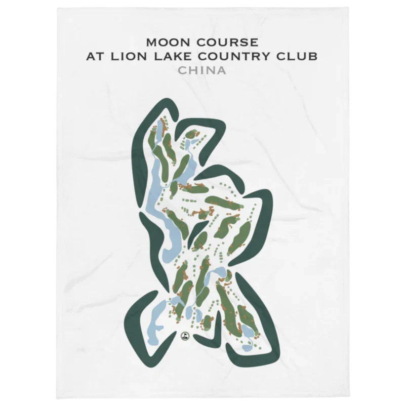 Moon Course at Lion Lake Country Club, China - Printed Golf Courses
