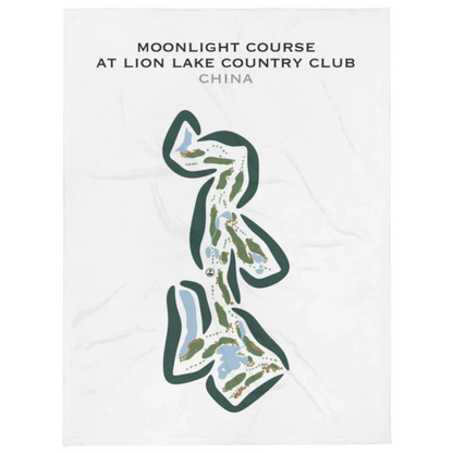 Moonlight Course at Lion Lake Country Club, China - Printed Golf Courses