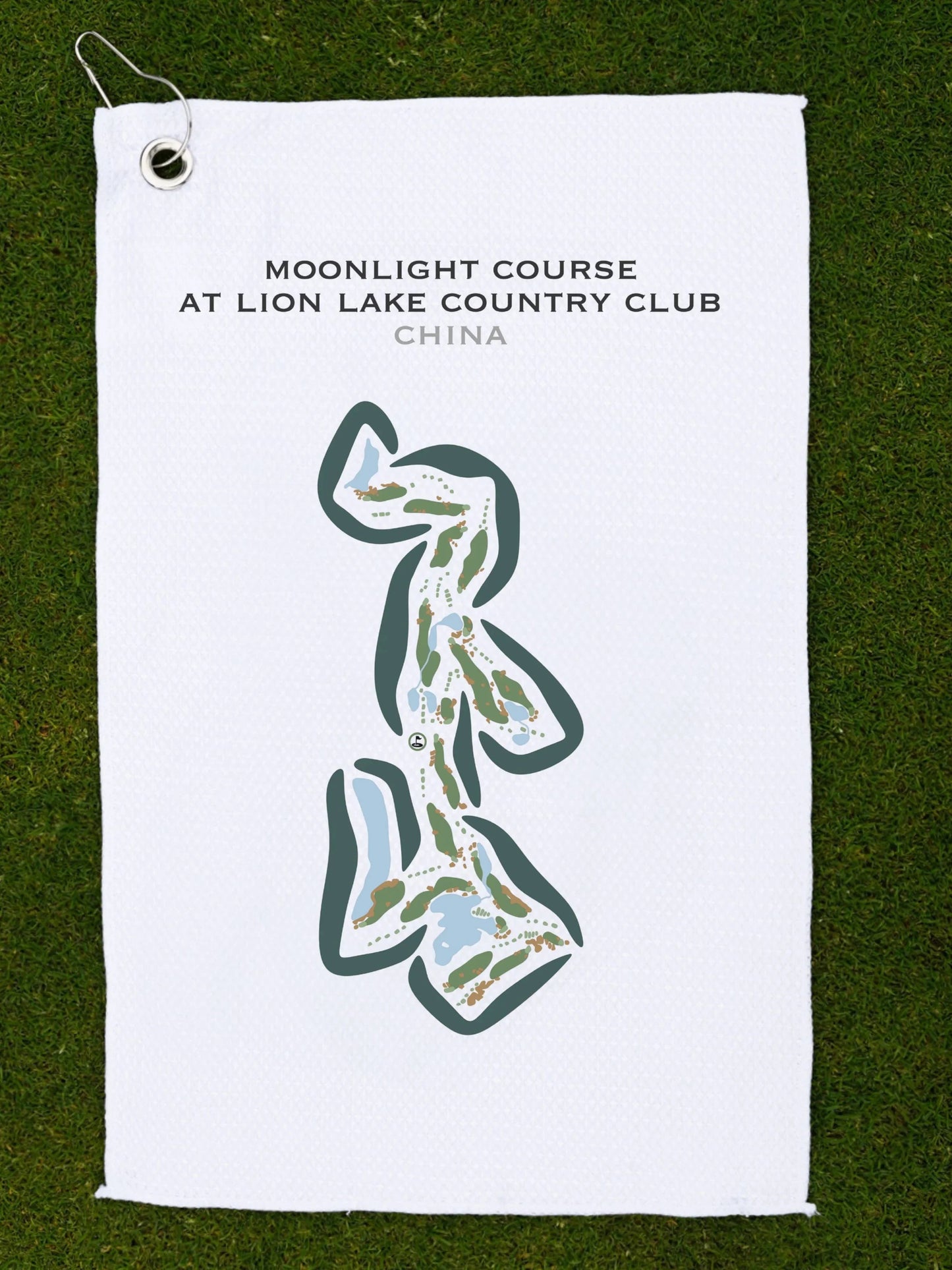 Moonlight Course at Lion Lake Country Club, China - Printed Golf Courses