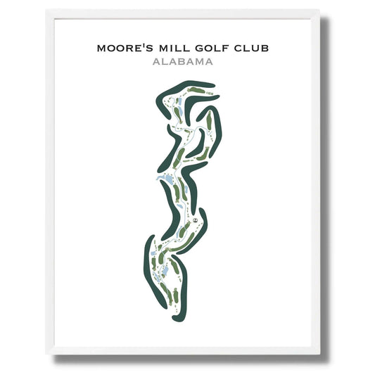 Moore's Mill Golf Club, Alabama - Printed Golf Courses