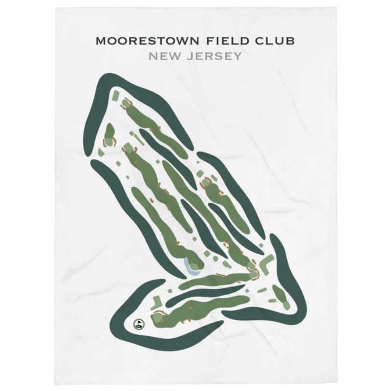 Moorestown Field Club, New Jersey - Printed Golf Courses