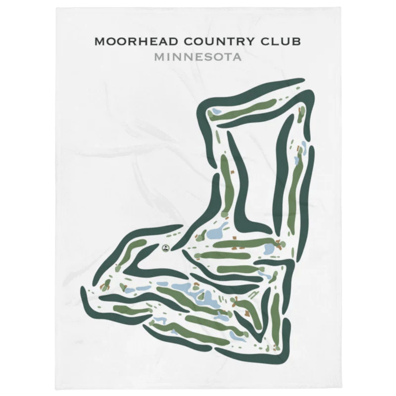 Moorhead Country Club, Minnesota - Printed Golf Courses