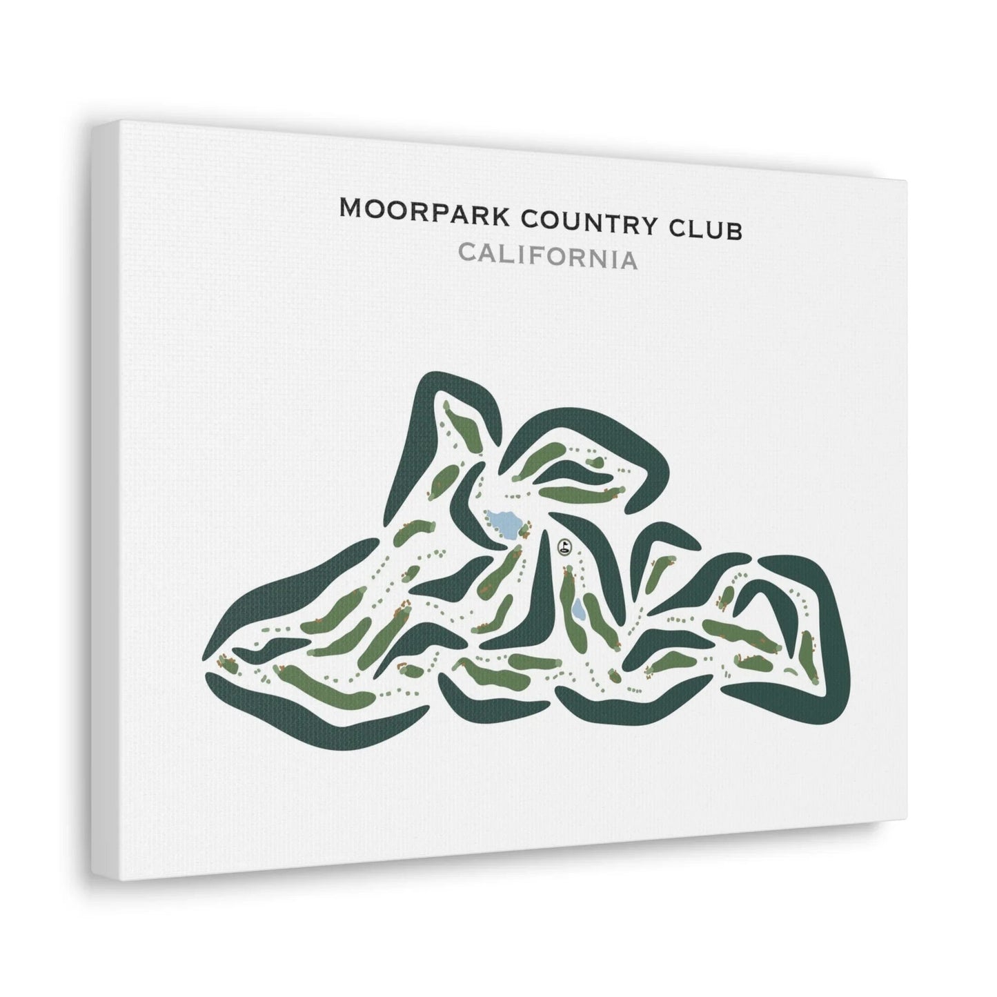Moorpark Country Club, California - Printed Golf Courses