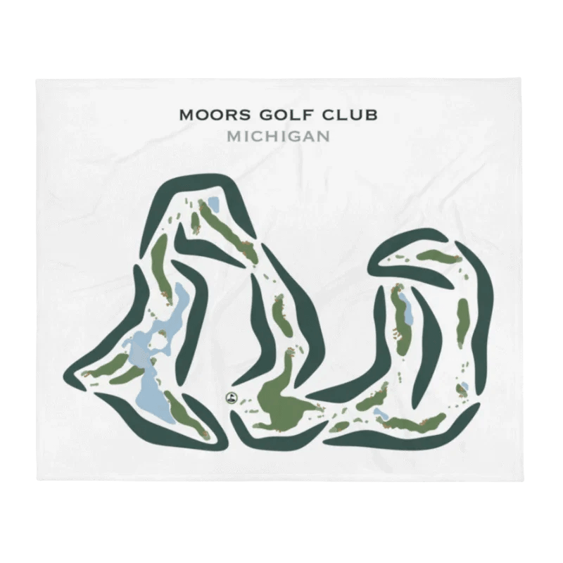 Moors Golf Club, Michigan - Printed Golf Courses