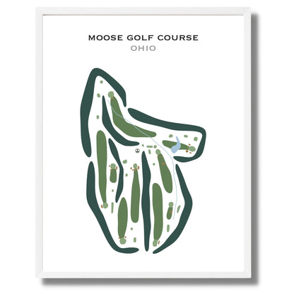 Moose Golf Course, Ohio - Printed Golf Courses