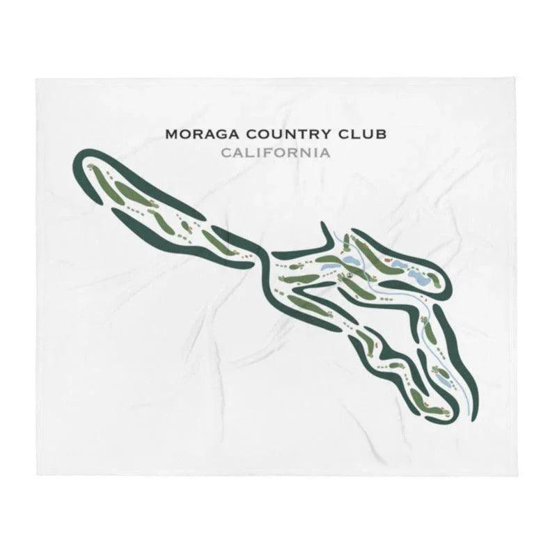 Moraga Country Club, California - Printed Golf Courses