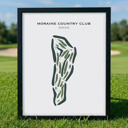 Moraine Country Club, Ohio - Printed Golf Courses