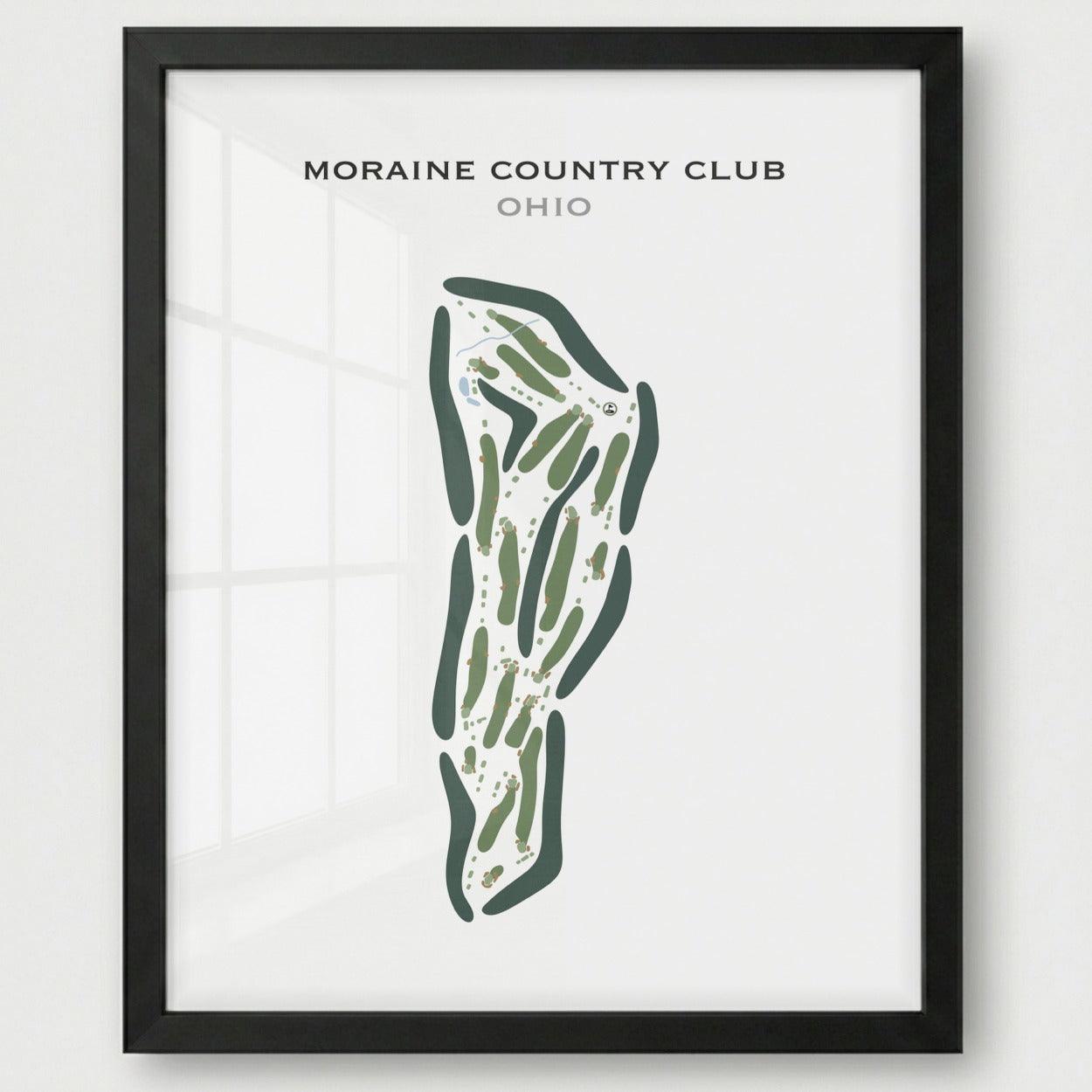 Moraine Country Club, Ohio - Printed Golf Courses