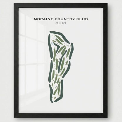 Moraine Country Club, Ohio - Printed Golf Courses