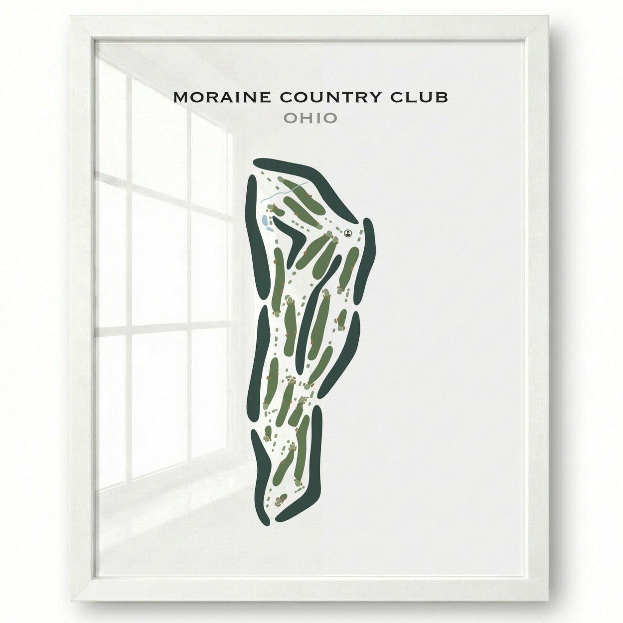 Moraine Country Club, Ohio - Printed Golf Courses