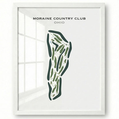 Moraine Country Club, Ohio - Printed Golf Courses
