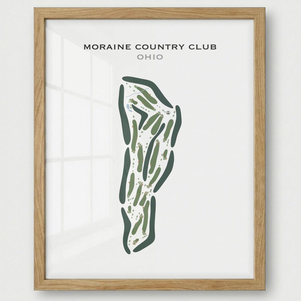 Moraine Country Club, Ohio - Printed Golf Courses