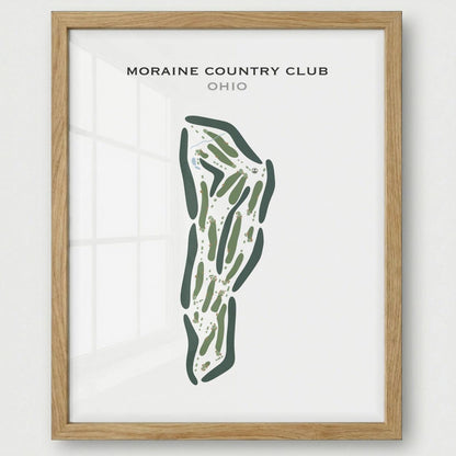 Moraine Country Club, Ohio - Printed Golf Courses