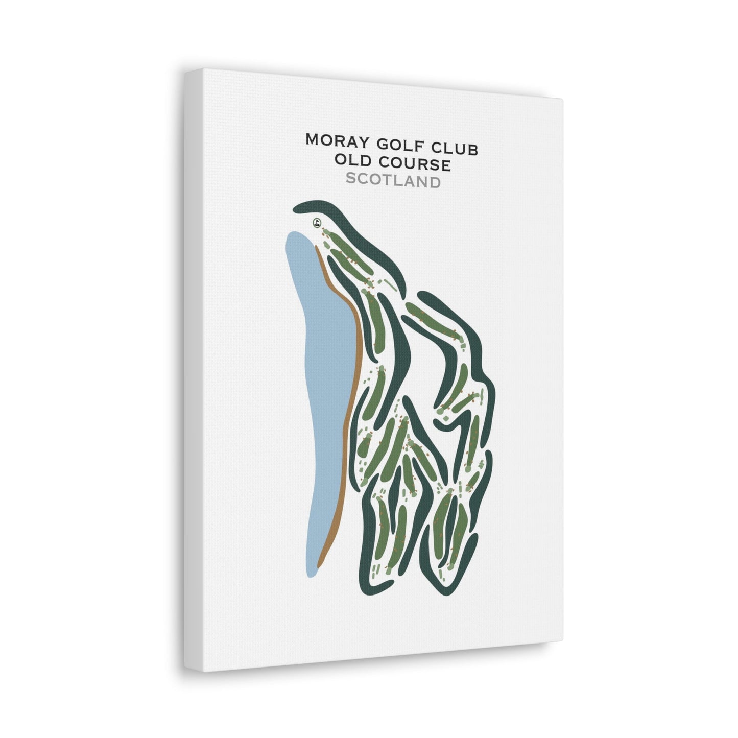 Moray Golf Club Old Course, Scotland - Printed Golf Courses