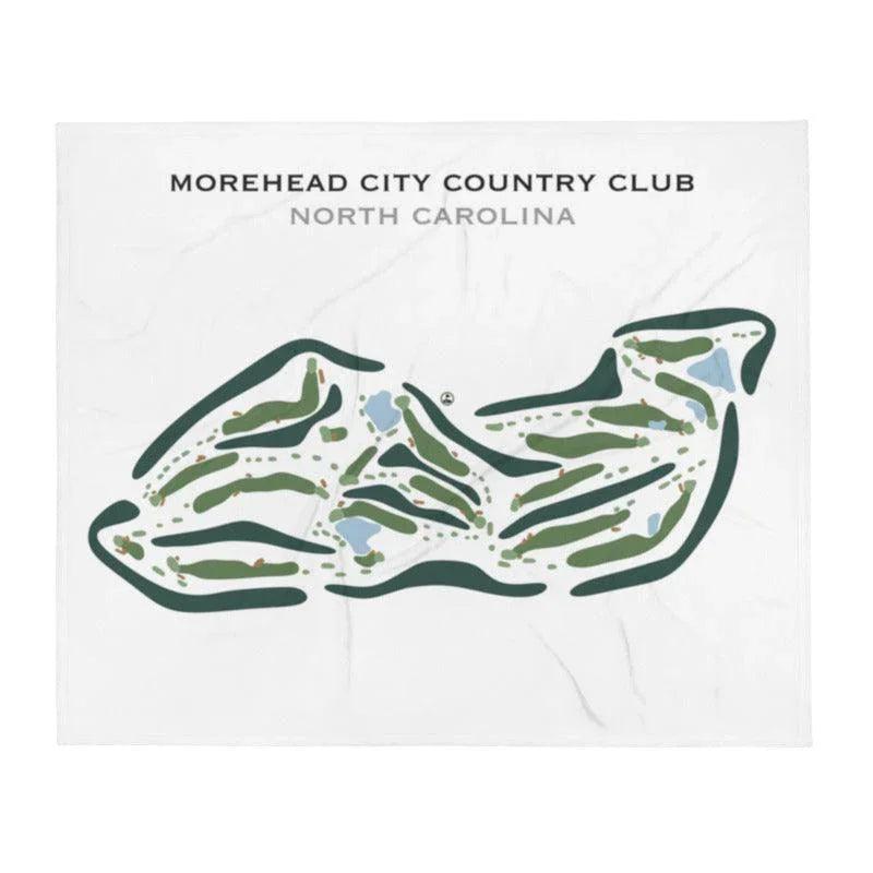 Morehead City Country Club, North Carolina - Printed Golf Course