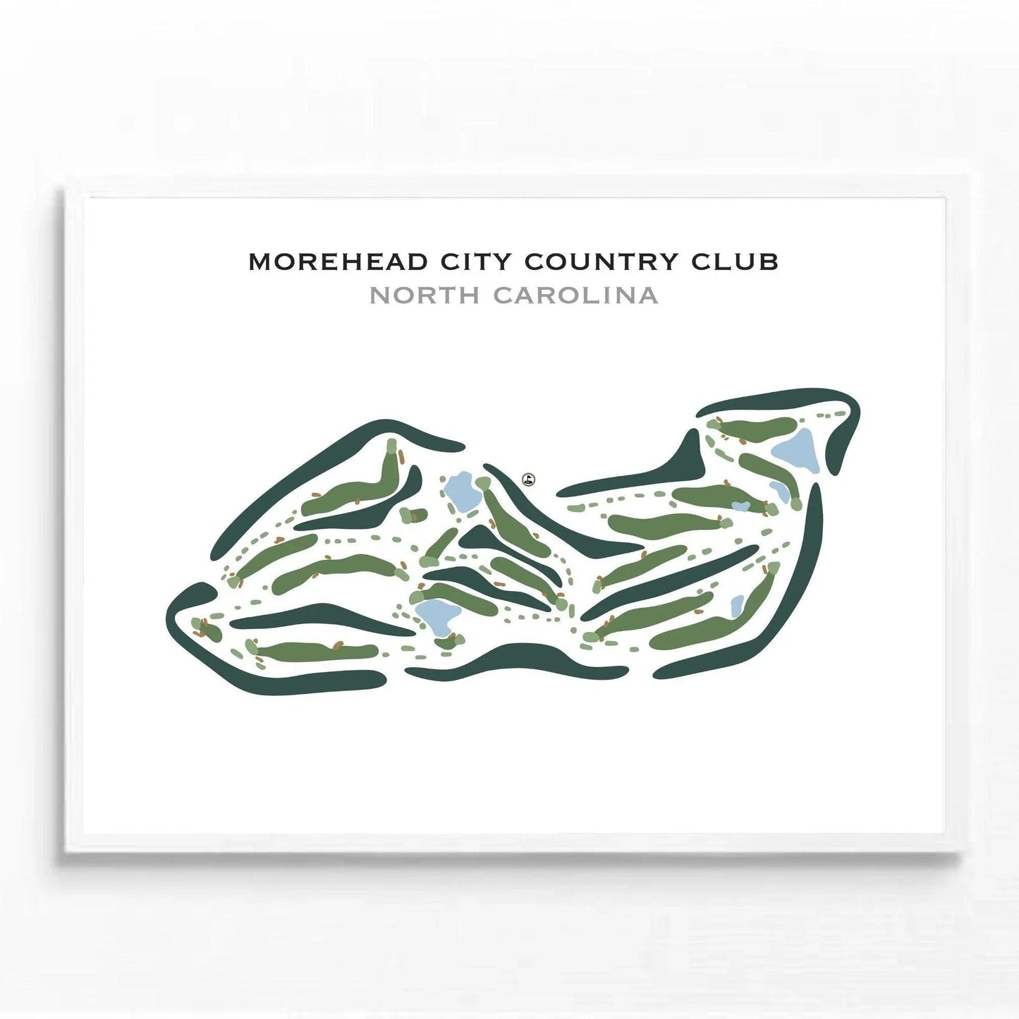 Morehead City Country Club, North Carolina - Printed Golf Course