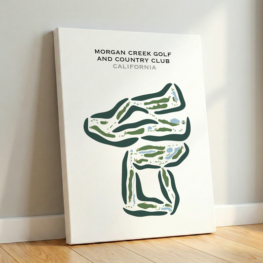 Morgan Creek Golf and Country Club, California - Printed Golf Courses