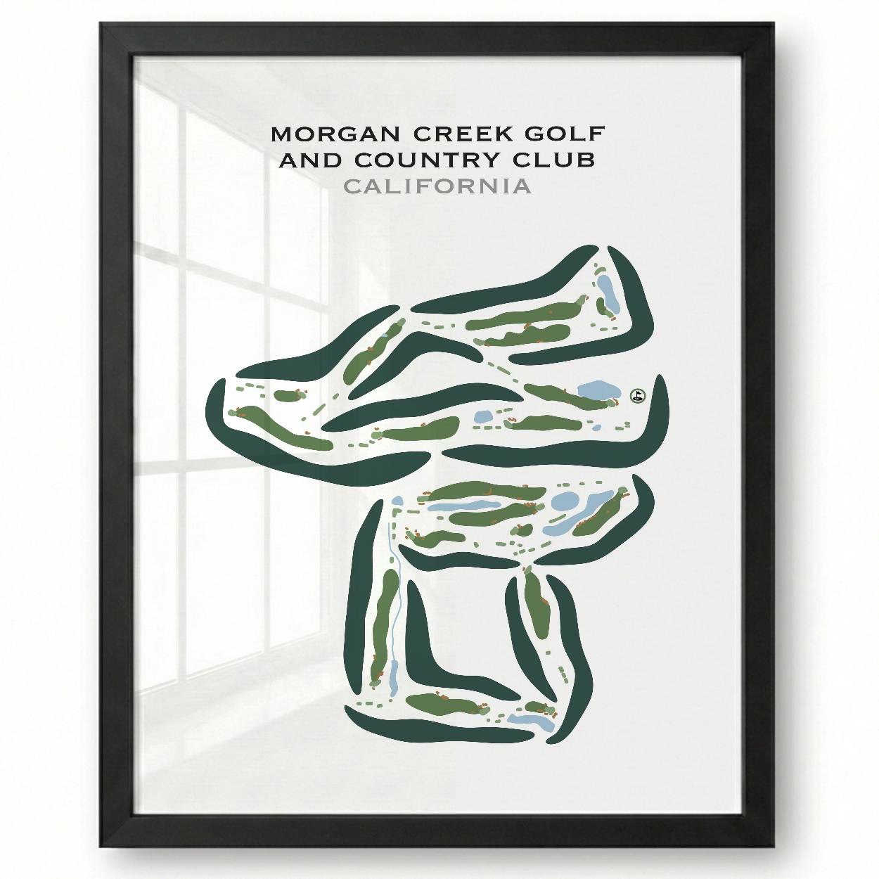 Morgan Creek Golf and Country Club, California - Printed Golf Courses