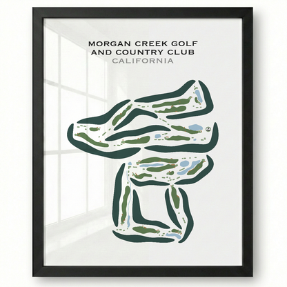 Morgan Creek Golf and Country Club, California - Printed Golf Courses