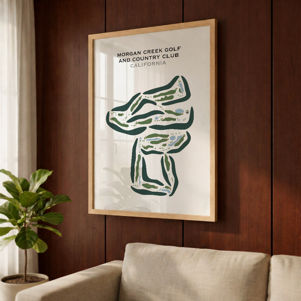 Morgan Creek Golf and Country Club, California - Printed Golf Courses