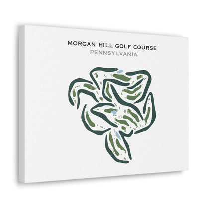 Morgan Hill Golf Course, Pennsylvania - Printed Golf Courses