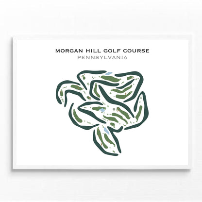 Morgan Hill Golf Course, Pennsylvania - Printed Golf Courses