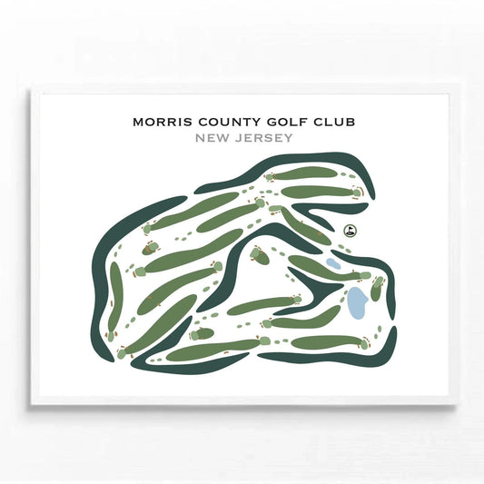 Morris County Golf Club, New Jersey - Printed Golf Courses