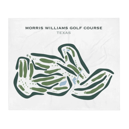 Morris Williams Golf Course, Texas - Printed Golf Courses