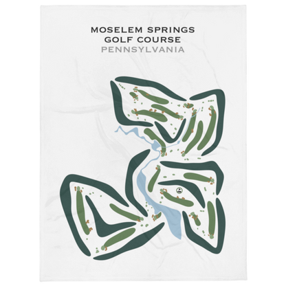 Moselem Springs Golf Course, Pennsylvania - Printed Golf Courses