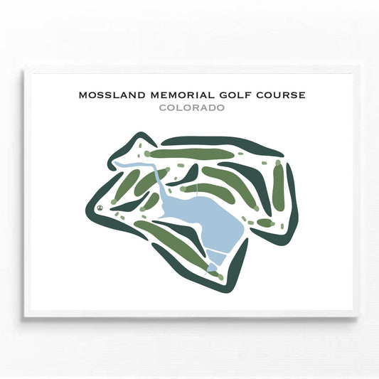 Mossland Memorial Golf Course, Colorado - Printed Golf Courses