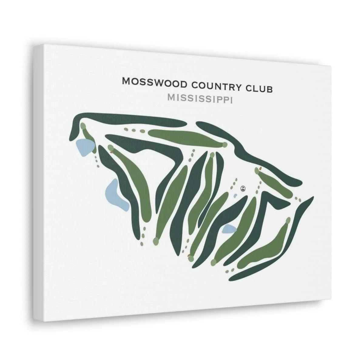 Mosswood Country Club, Mississippi - Printed Golf Courses