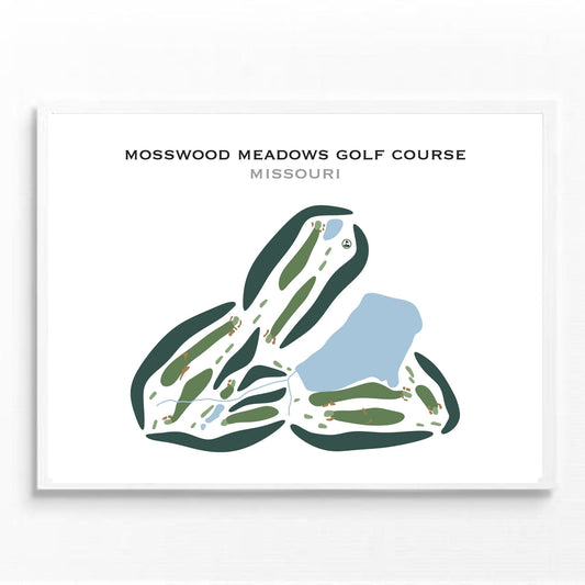 Mosswood Meadows Golf Course, Missouri - Printed Golf Courses