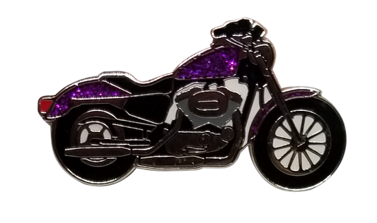 Motorcycle Ball Marker & Hat Clip with Glitter by ReadyGOLF