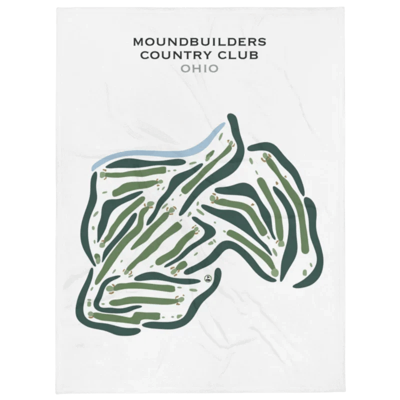 Moundbuilders Country Club, Ohio - Printed Golf Courses
