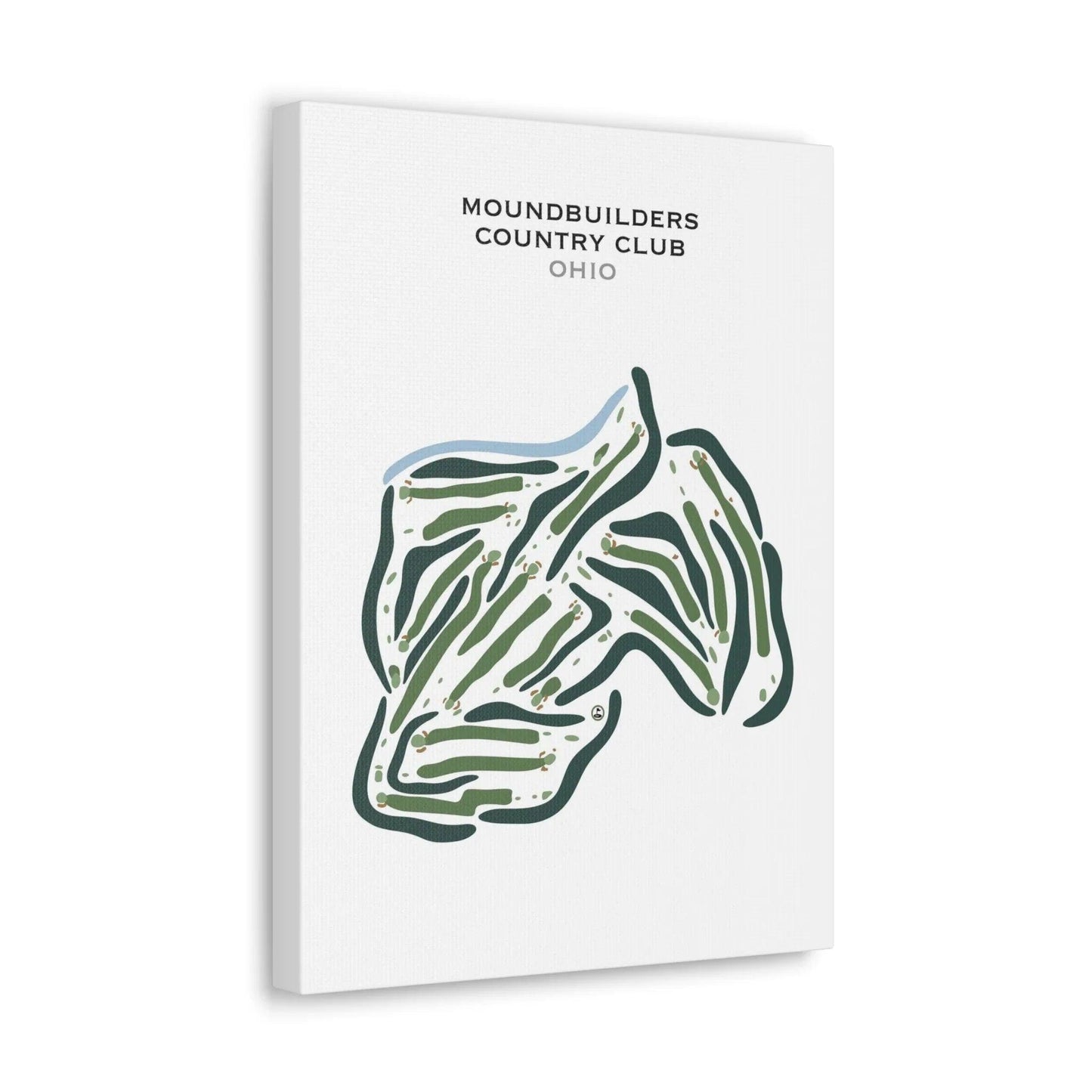 Moundbuilders Country Club, Ohio - Printed Golf Courses