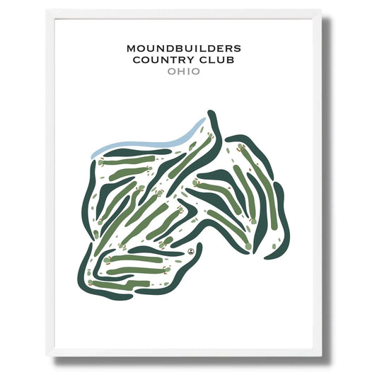 Moundbuilders Country Club, Ohio - Printed Golf Courses