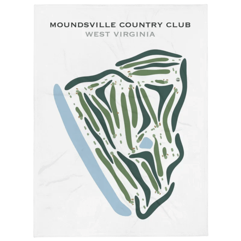 Moundsville Country Club, West Virginia - Printed Golf Courses