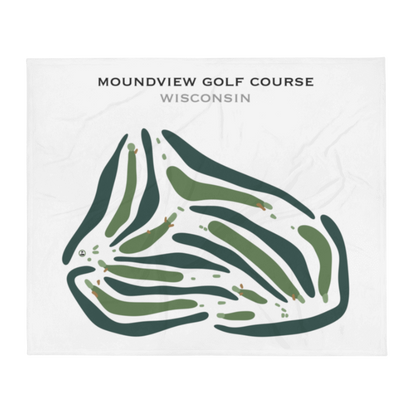 MoundView Golf Course, Wisconsin - Printed Golf Courses