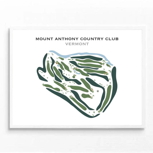 Mount Anthony Country Club, Vermont - Printed Golf Course