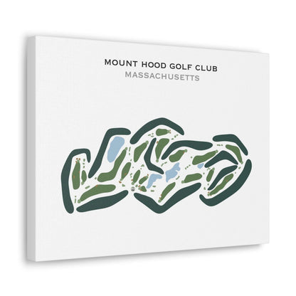 Mount Hood Golf Club, Massachusetts - Landscape - Printed Golf Courses