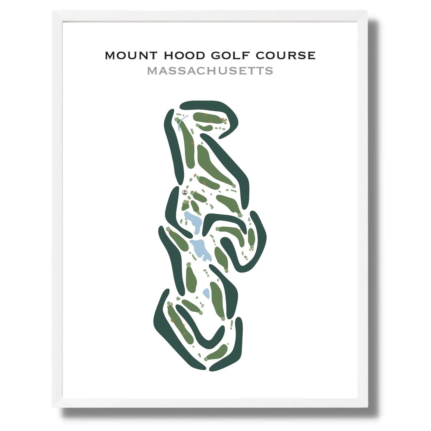 Mount Hood Golf Course, Massachusetts - Printed Golf Courses